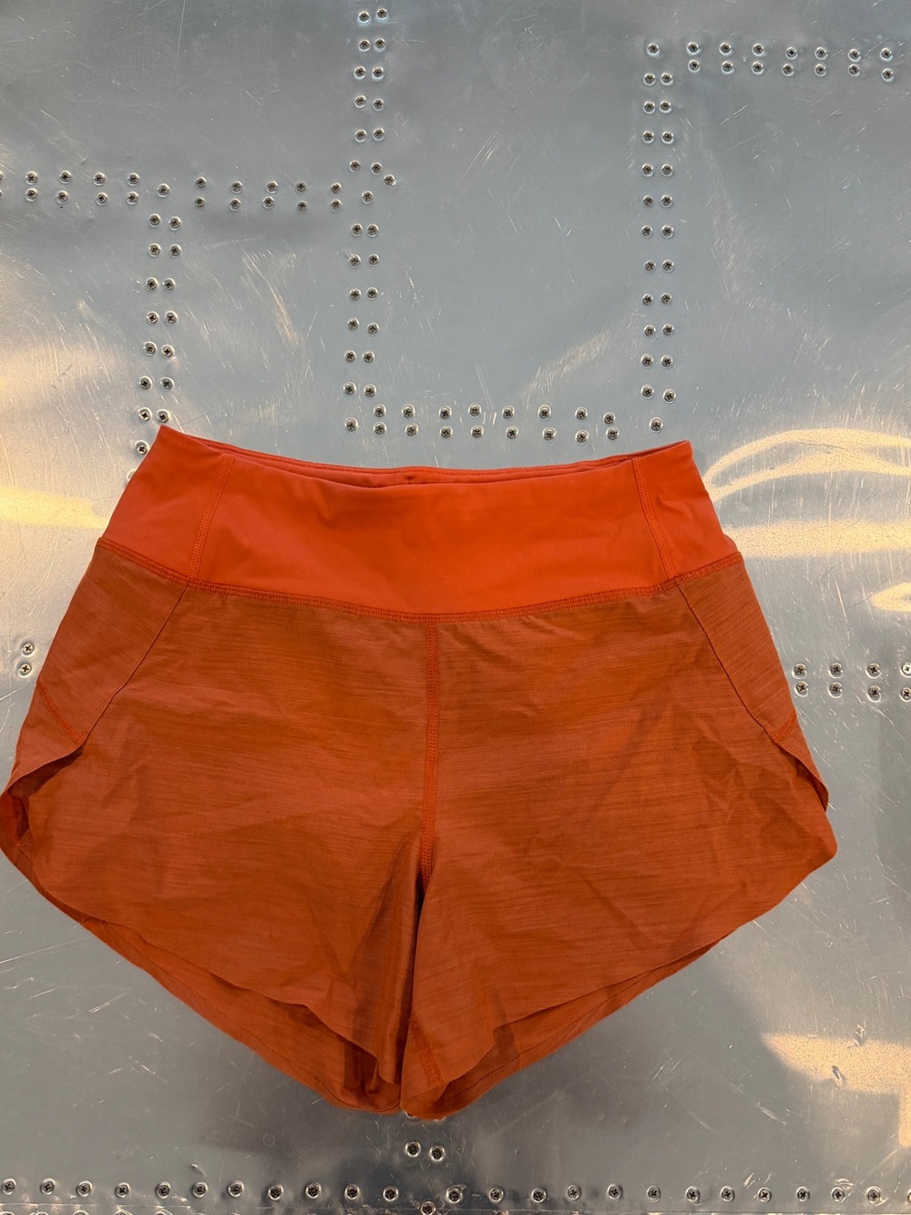 Athleta Rust Orange Athletic Running Shorts